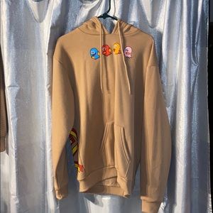 Tan PacMan Hoodie